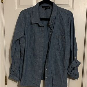 Tommy Hilfiger Blue Button-Up Shirt